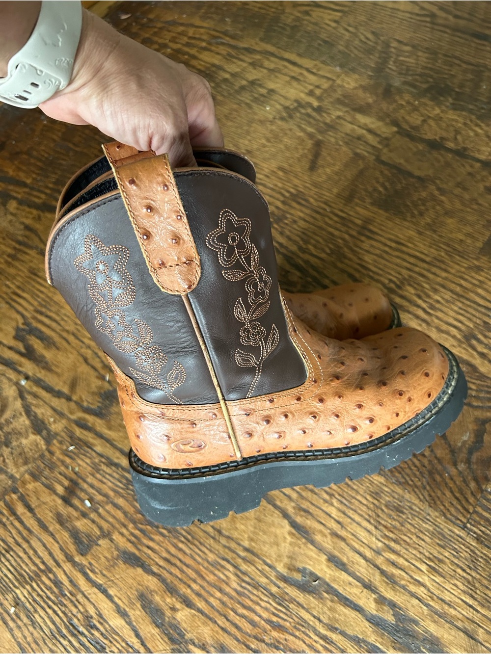 Roper Chunky Fat Baby Cowboy Boots. toddler size 3 Western - Picture 6 of 11